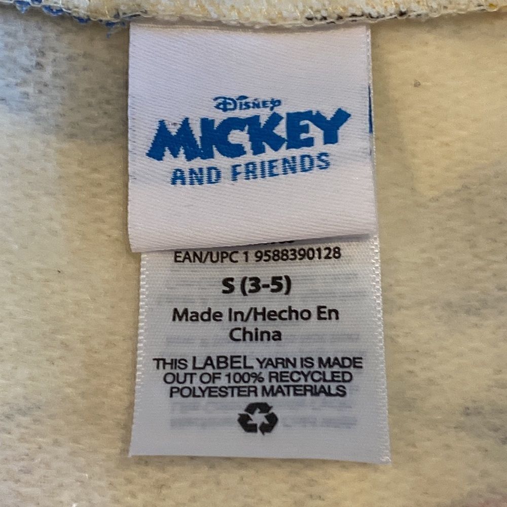 Disney Mickey Fleece Sweatshirt Size Small - Picture 6 of 10